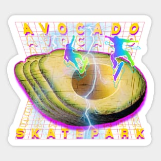 avocado skate park Sticker